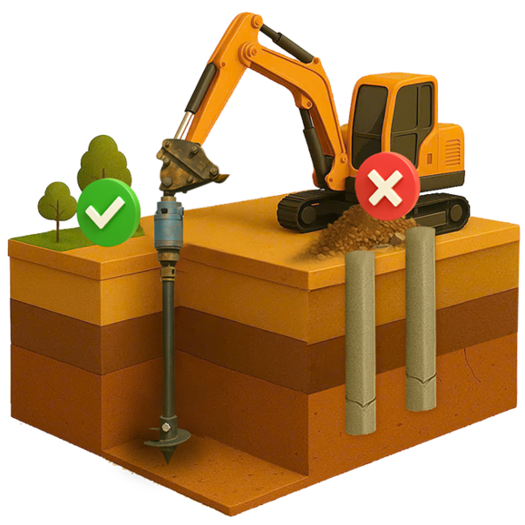 Minimal Site Disruption